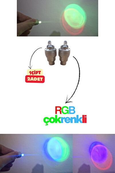 Vekorr LED Işıklı Tekerlek Mini Sibop Lambası Kapı Pencere Mini Fener İkaz Le...