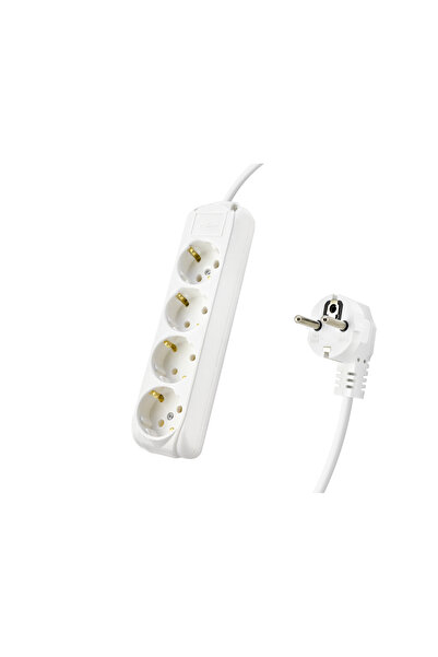 Skygo Ieg ™   Grounded Extension Cord 4 Sockets 3 m - White 9240102 Nvdn-Rsir...