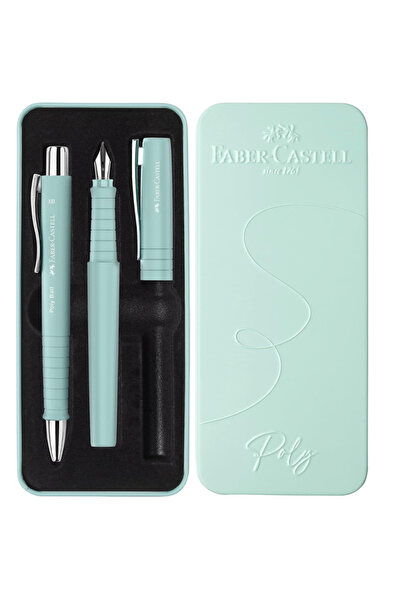 Faber Castell Faber-Castell Poly Writing Gift Set Caribbean Blue - Fountain P...