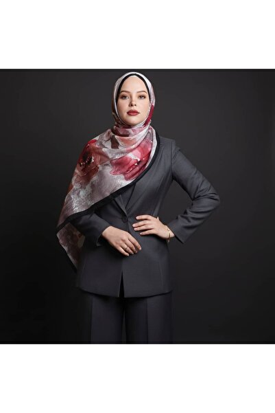 TAMA شال بلون الكرز الباستيل والبني