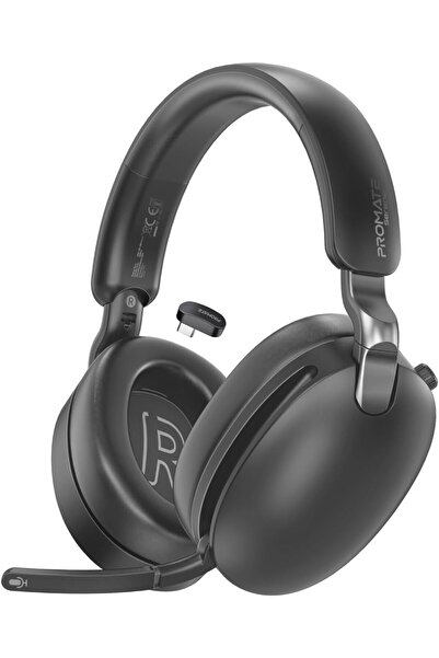 Promate Serene-2 Hybrid ANC Over-Ear Headphones with 100H Playtime, Hi-Res Au...