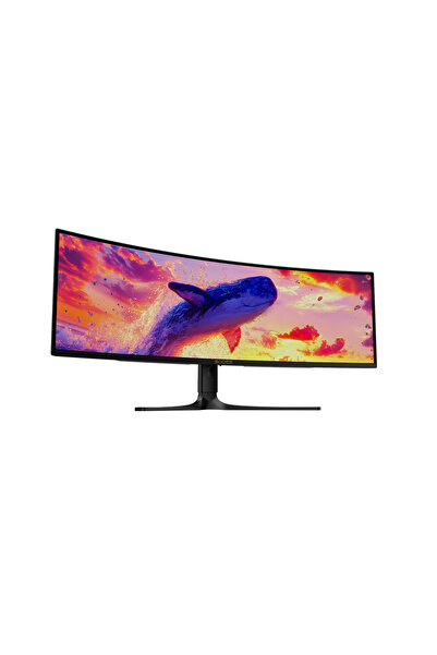 Sades شاشة ألعاب SP-Whale فائقة الاتساع OLED مقاس 49 بوصة | دقة QHD مزدوجة 5120x1440، معدل تحديث 48-240 هرتز، زمن استجابة 0.03 مللي ثانية