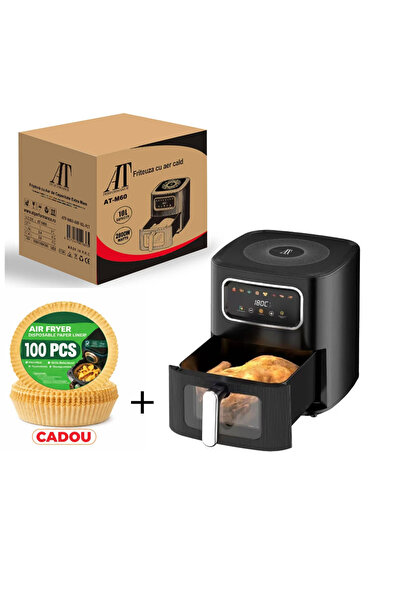 AT Performance Friteuză cu aer cald AT-M60, 10L, 2800W, control digital