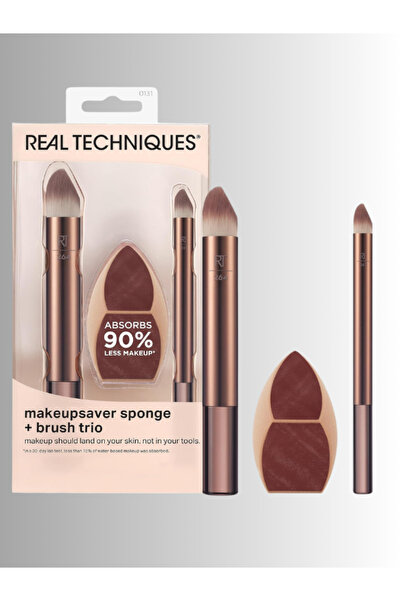 Generic Real Tech Makeupsaver Sponge + Brush Trio