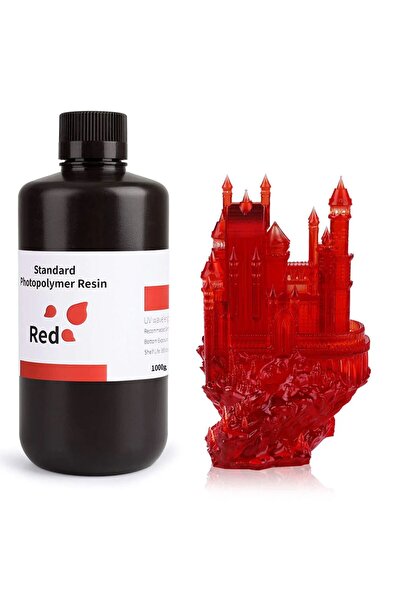 ELEGOO Standart Fotopolimer Reçine Kırmızı 1 Kg