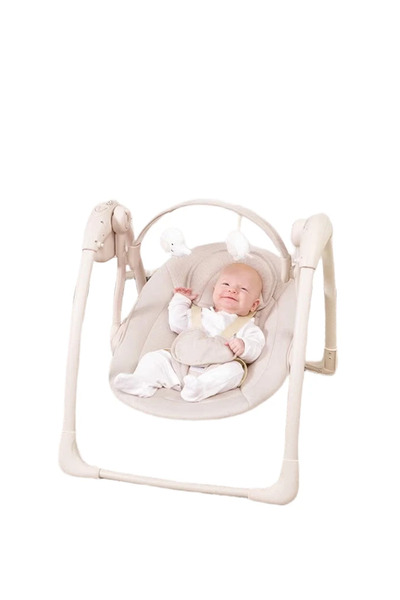 Mastela Deluxe Portable Swing Electric Baby Rocker – 5 Speeds 3 Timers 2 Recl...