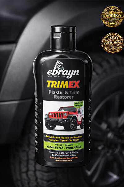Ebrayn Premium Oto Araç Trimex Tampon Torpido Plastik Aksam Parlatıcı ve Yeni...