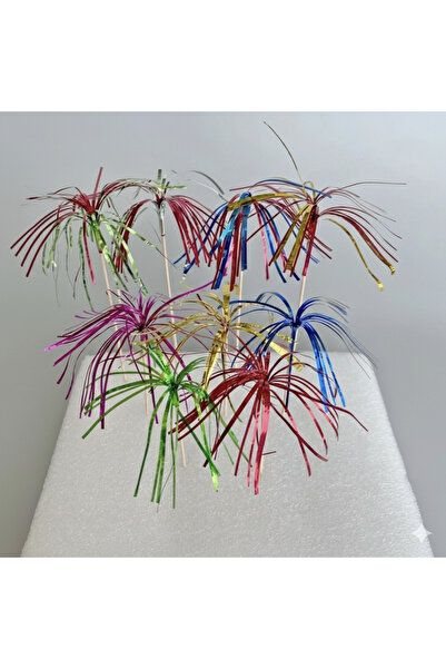 Partihane Nostalji Palmiye Pasta Süsü 16 cm 3’lü
