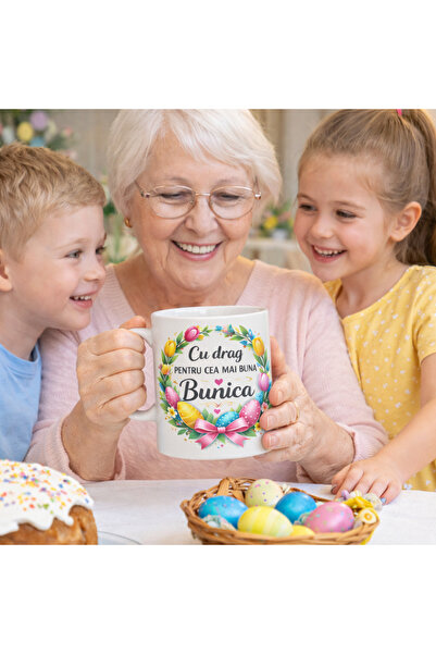 OEM Easter Gift Mug for Grandma – "With Love for the Best Grandma", TIPO-ART