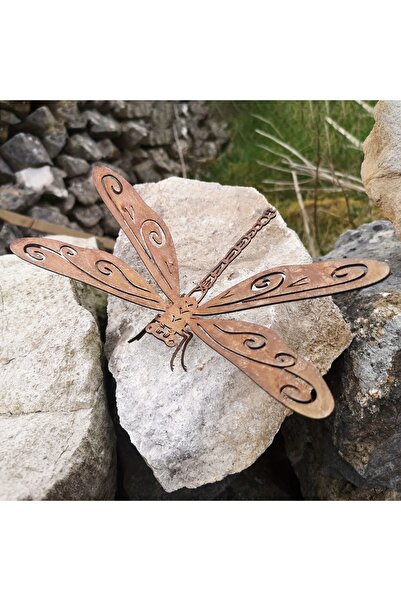 Choice rusty dragonfly Rustic Metal Dragonfly Outdoor Decorative Sculpture, N...