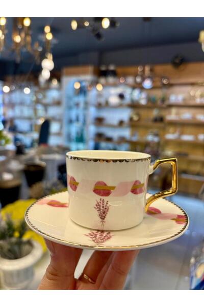 Mikasa Moor LAVANDER PEMBE TEK KİŞİLİK TÜRK KAHVESİ FİNCANI