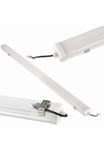 zola Lampa LED 60W, 4000K, 5400 lm, IP65, 120 cm, alba