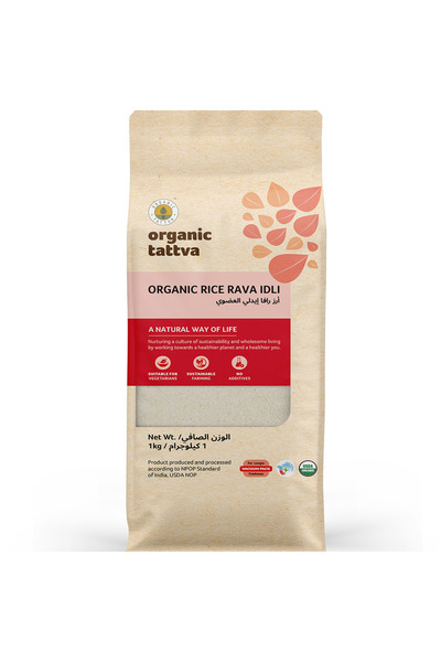 Organic Tattva إيدلي سميد الأرز 1 كجم