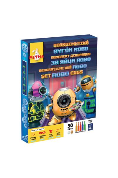 OEM Vopsea cu Autocolante Decorative Robot pentru 50 de Oua