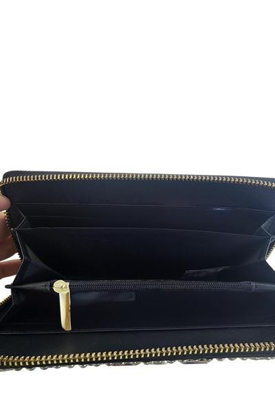 OUEEN ELİZABETH Crystal Stone Figure Model Handbag (Wallet)