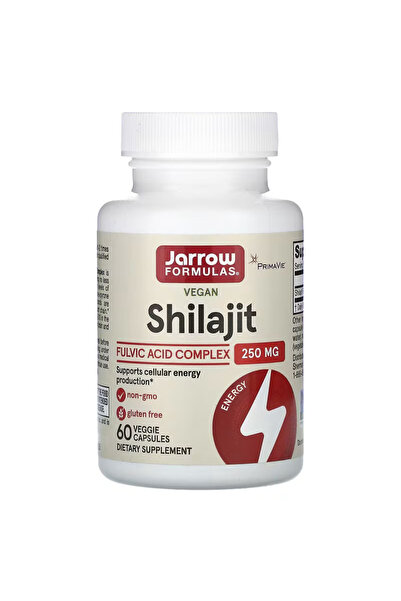 Jarrow Formulas Vegan Shilajit Fulvic Acid Antioxidants Complex, 250 mg 60 Ve...