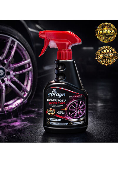 Ebrayn Premium Oto Araç Jant Demir Tozu Temizleyici Balata Demir Tozu Temizle...
