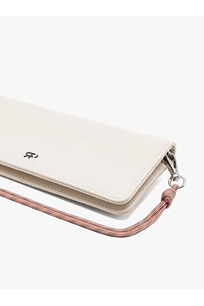 PARFOIS Dokulu ve Kordon Saplı Kartlıklı Cüzdan_Ölçü(cm): 20x10x2,5 (UxYxG).