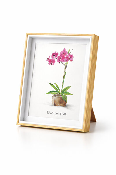 Pazar Kapısı Wooden Look Photo Frame 15 X 20 cm – Desktop Decorative Frame