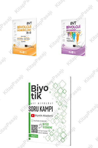 Biyotik Yayınları AYT Biyoloji Video Anlatımlı Soru Kampı Full Tekrar Biyokam...