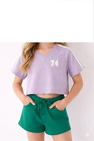 Sisley شورت بناتي أخضر