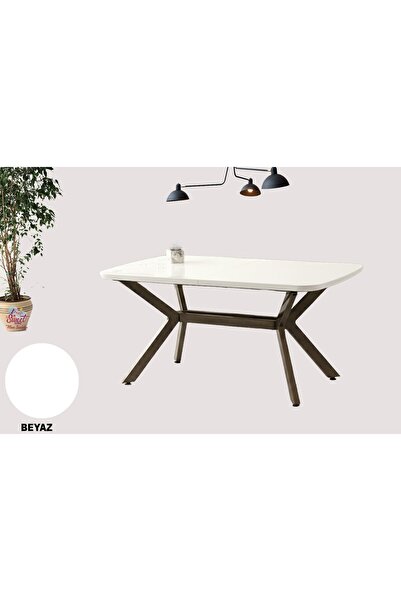 Sweet Home Masa Sandalye Anka Açılır Mdf Masa Tesla Metal Ayak Mutfak,Salon,Y...