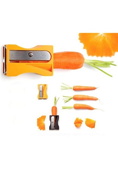 QesQin Kalemtıraş Tasarımlı Meyve Sebze Soyacağı | Pratik Havuç Salatalık Elm...