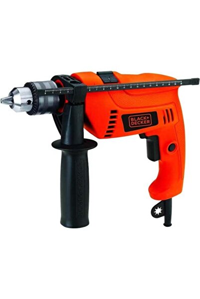 Black and Decker Variable Speed Hammer Drill - 650W - 13mm - Orange/Black