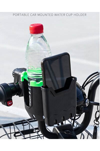 XTRIKE ME Telefon Bölmeli Bisiklet Suluk Tutucu - Motosiklet ve Bebek Arabası...