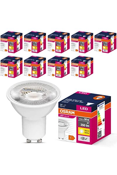 OSRAM LED VALUE Led Ampul 4,5W (50w) 3000K Gün Işığı (10 Adet)