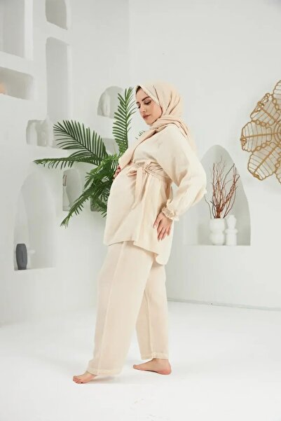 Lollybabies Lolly Babies Vintage Lohusa Takımı | Elegant Maternity Outfit