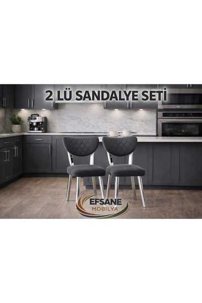 Efsane i.E.G ELMA SANDALYE 2 ADET MUTFAK YEMEK ODASI SALON BALKON BAHÇE OTEL ...
