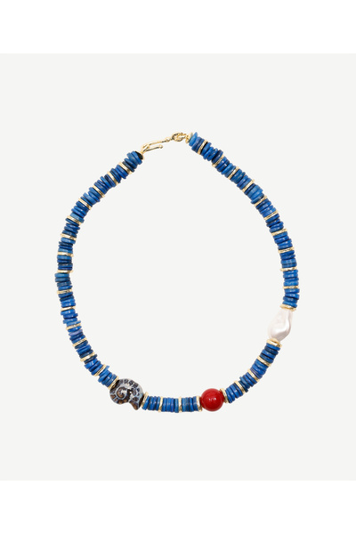 Yargıcı Natural Stone and Detailed Necklace