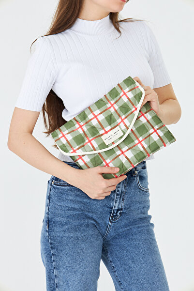 WOLF & ROCK Patterned Quilted Waterproof Cover Tablet Case 11-12 Inch Compati...