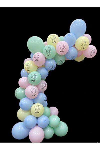 Dmc A set of 30 colorful balloons for Eid al-Fitr, 12 inches in size.