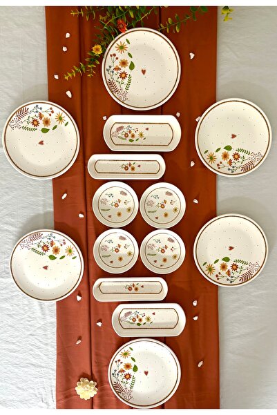Areyma Kalpli Bahar 6-Person 14-Piece Breakfast Set