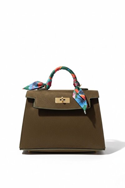 VELLABAGS Nep Milano Vintage Khaki Women's Handbag – Classic Stylish Bag with...