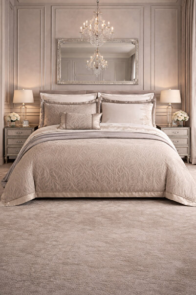 Özdilek Leaf Çeyiz Seti 11 Parça - GRİ