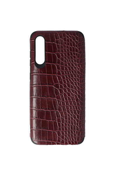 SEP TPU Leather Crocodile Case Samsung Galaxy A70 Burgundy