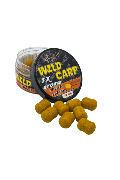 FeederX Pelete Solubile Aromă Mixtă Crap Sălbatic 3, 15 mm