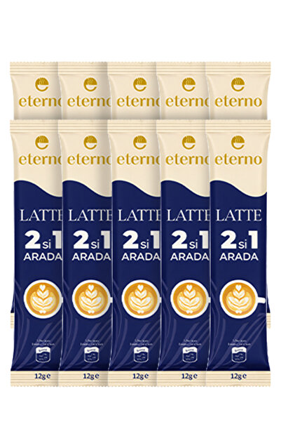 Eterno 2'si 1 Arada Latte Kahve 12g - 10'lu Paket