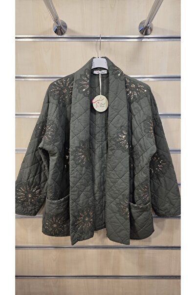 Park Moda Women's Jacket with Sequin Embroidery