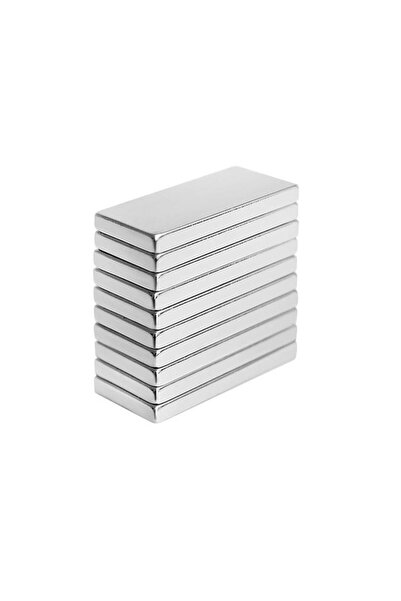 Mıknatıs AVM 20x10x3 mm Neodyum Dikdörtgen Blok Mıknatıs (10 Adet)