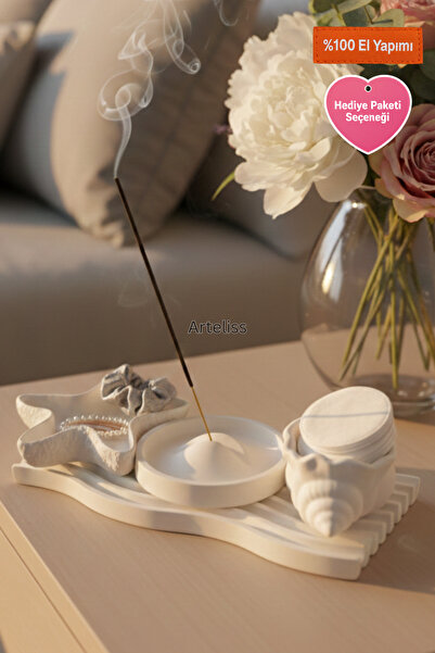 Arteliss Modern Tütsülük Takı Düzenleyici Seti – Deniz Yıldızı&Deniz Kabuğu O...