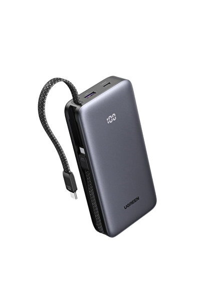 Ugreen 30W External Battery with 2 Built-in Cables PB528