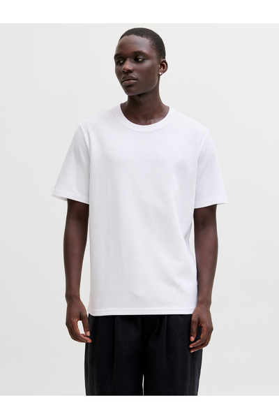 Jack & Jones Jack Jones Jprblaethan Ss Logo Tee Sn Ανδρικό Λευκό Μπλουζάκι 12...