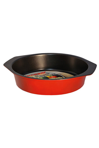 Oti Round tray with handles, non-stick coating, 24 cm