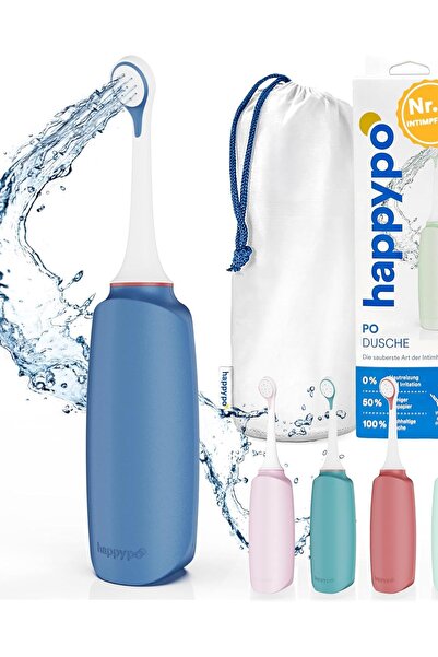 Dotail Душ гел за интимна хигиена HappyPo, 300 мл, светло син, пластмаса