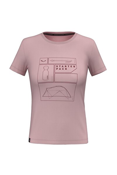 Salewa Women's technical T-shirt Eagle Pack Dry-Light Pink-40/34