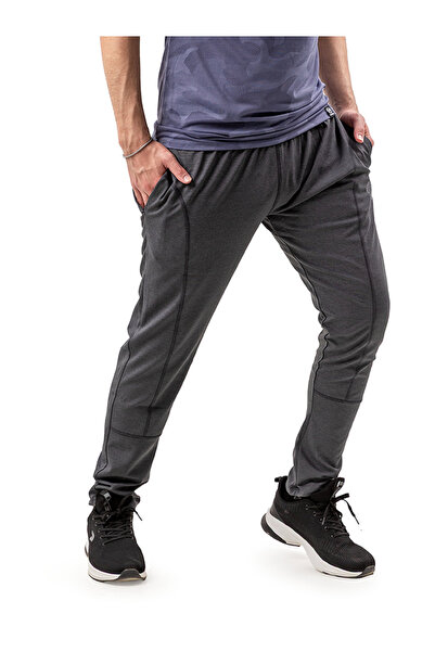 Patrick By Styli Charcoal Panelled Training Track Pants